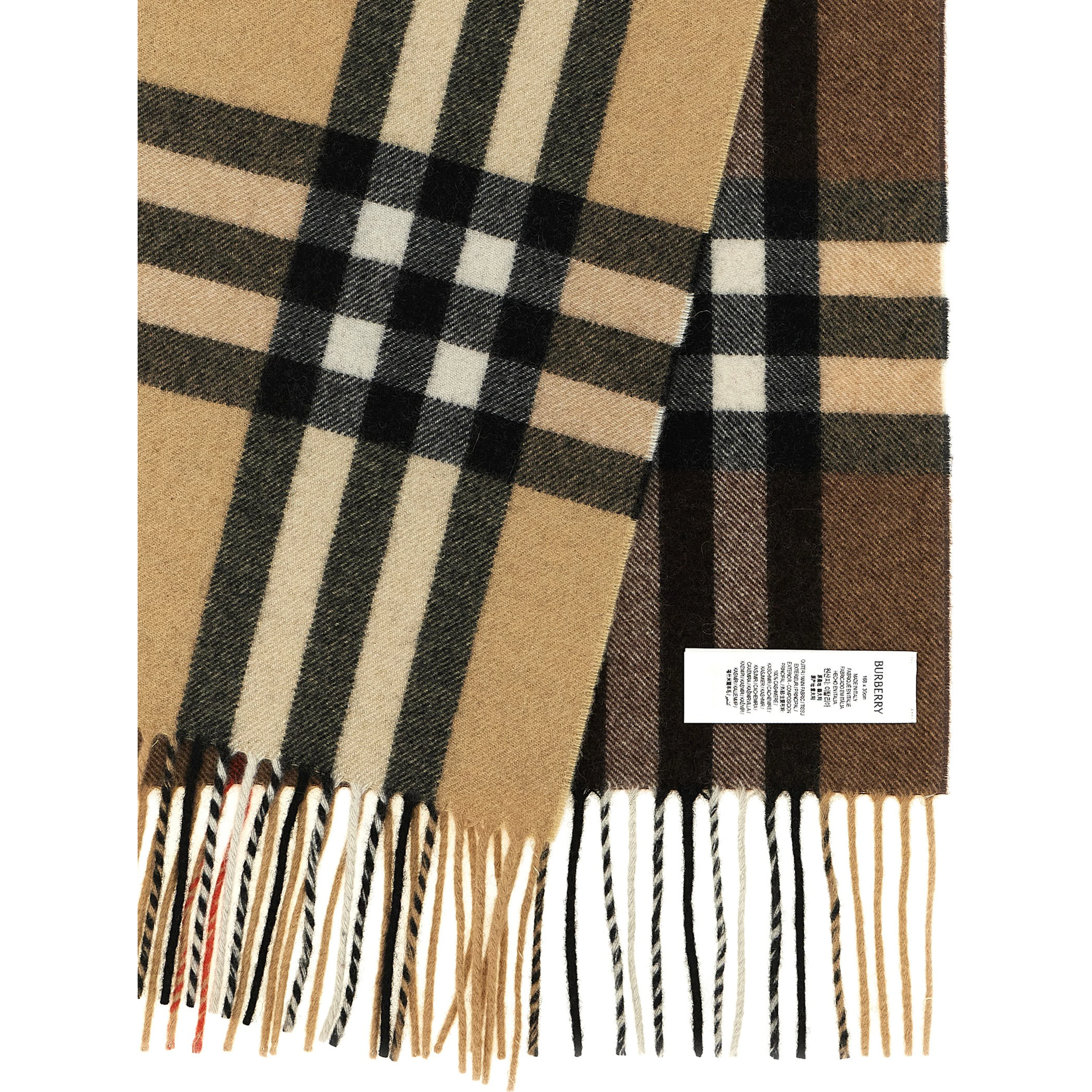 Beige Cashmere Scarf