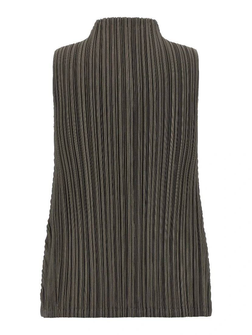 Bicolor Polyester Blouse