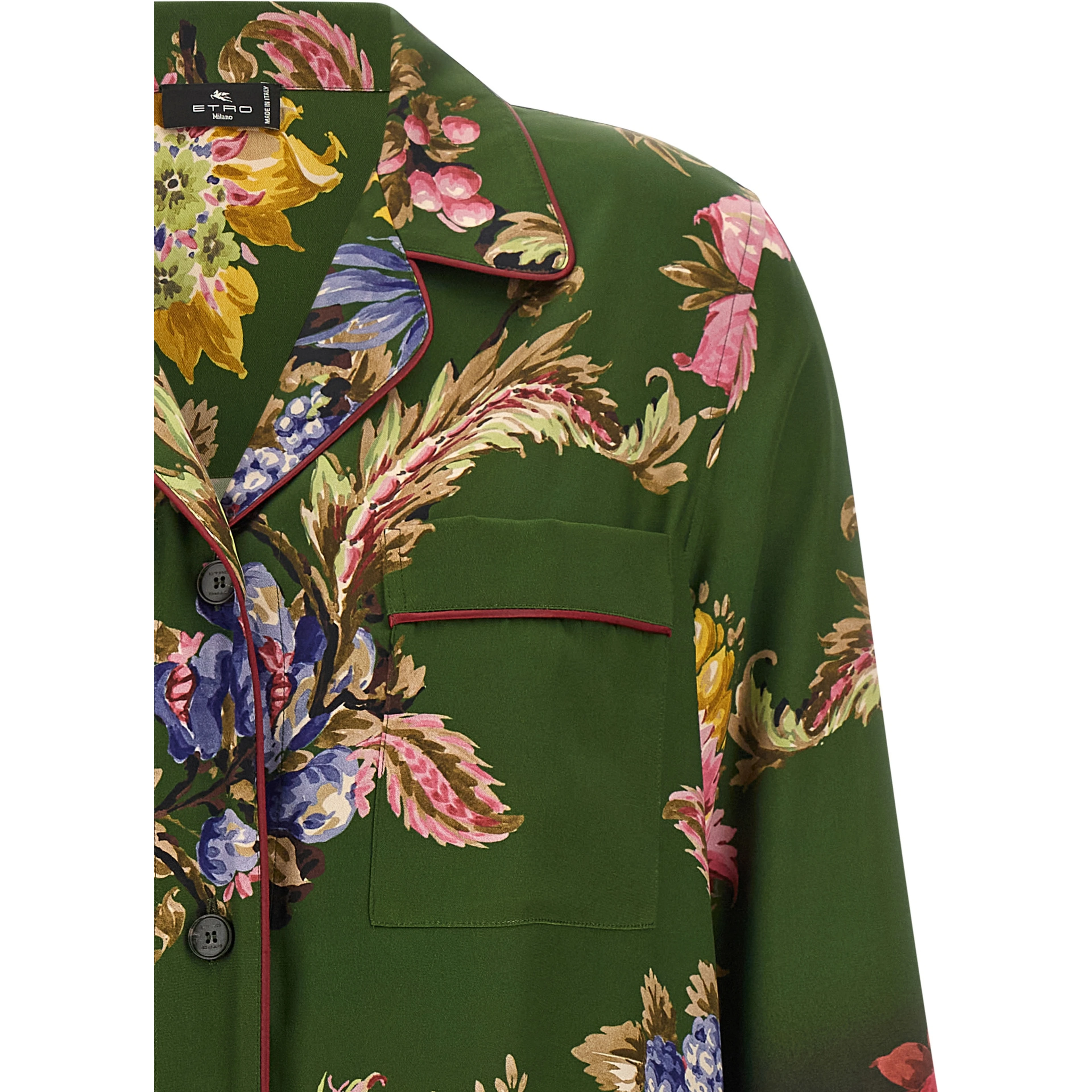 Bicolor Polyester Blouse