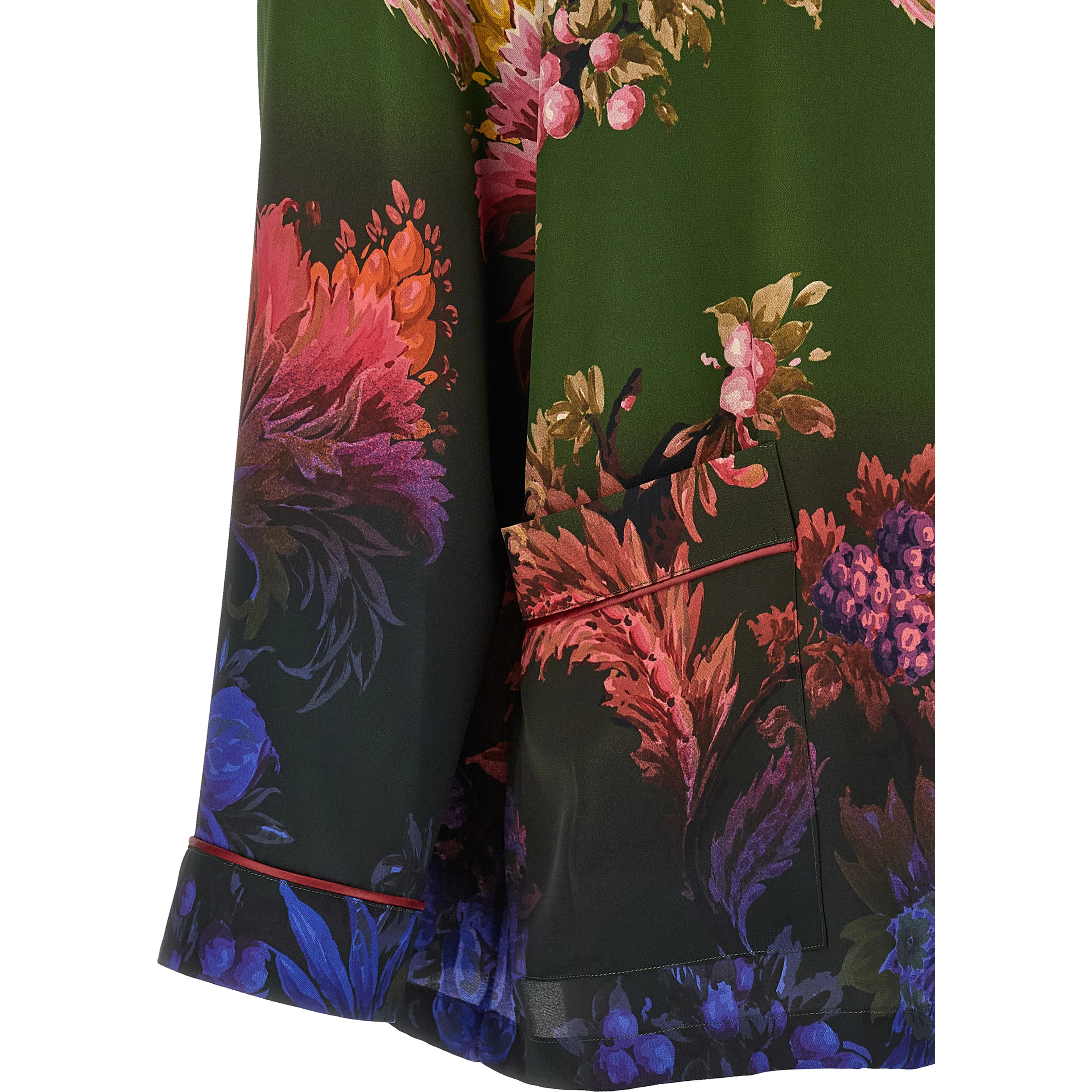 Bicolor Polyester Blouse