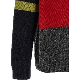 Multicolor Merino Wool Polo Shirt