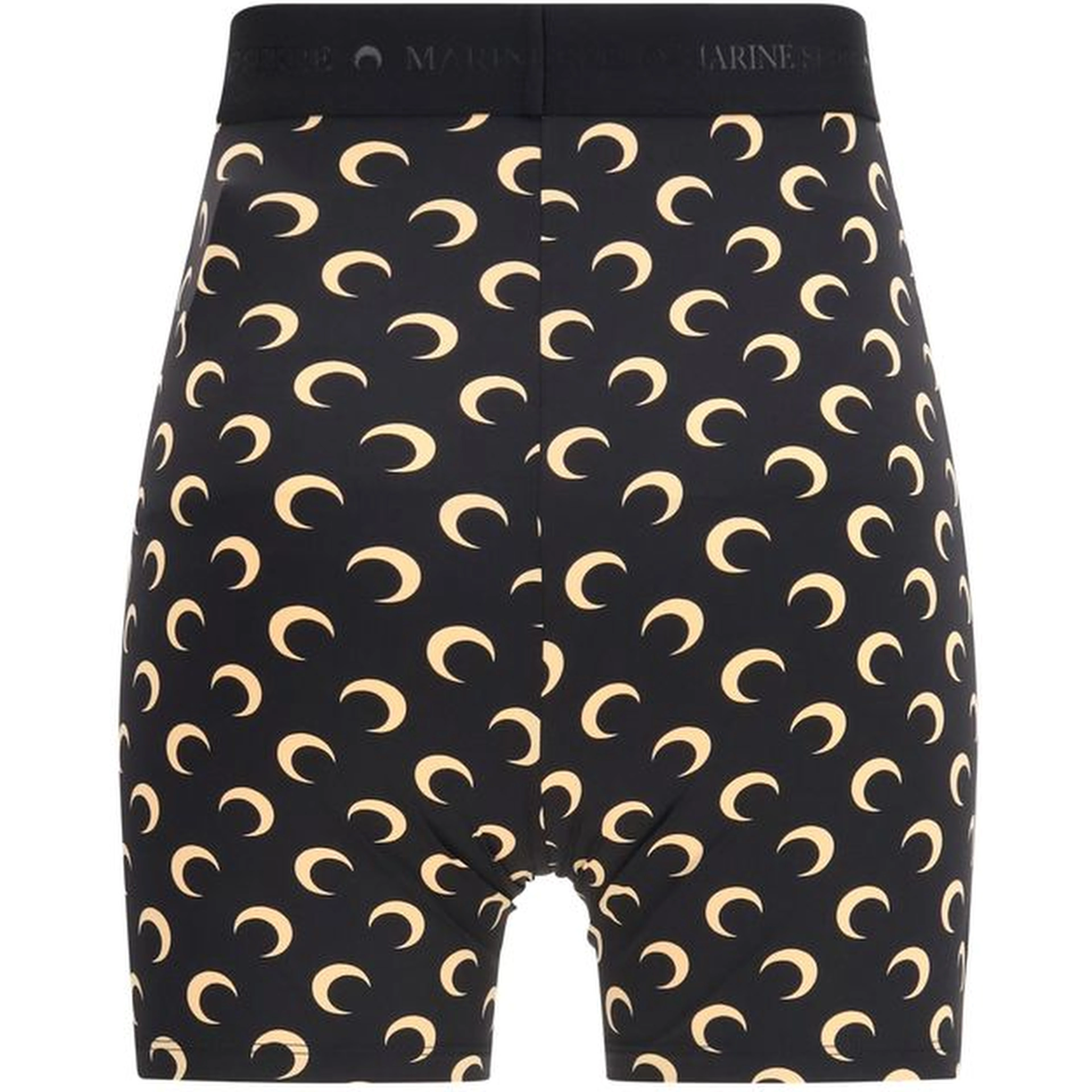 Black Polyamide Bermuda Shorts
