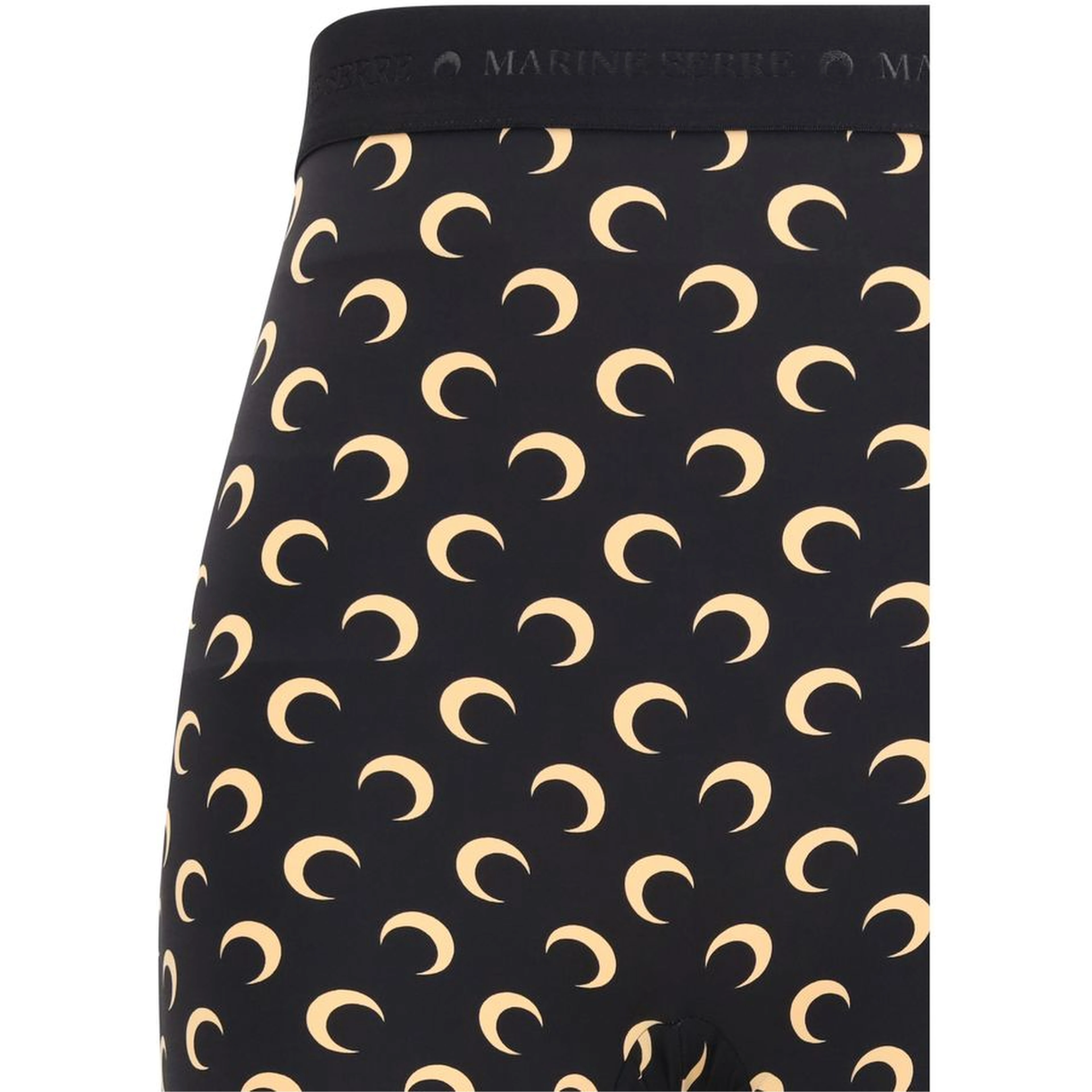 Black Polyamide Bermuda Shorts