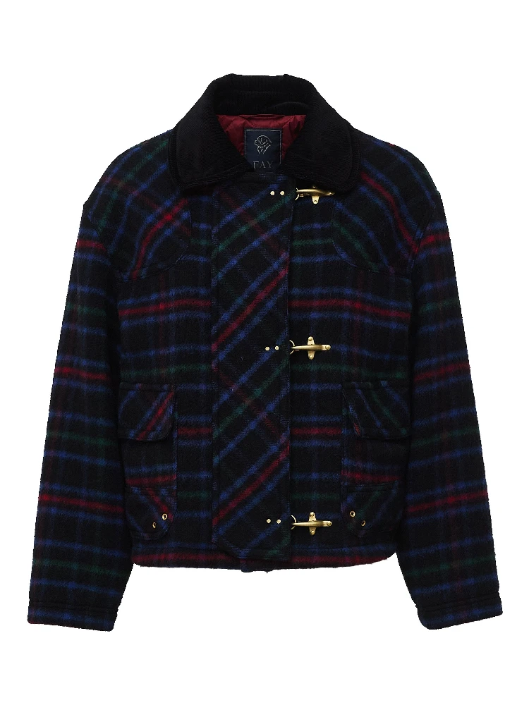 Bomber 3 Ganci In Panno Tartan