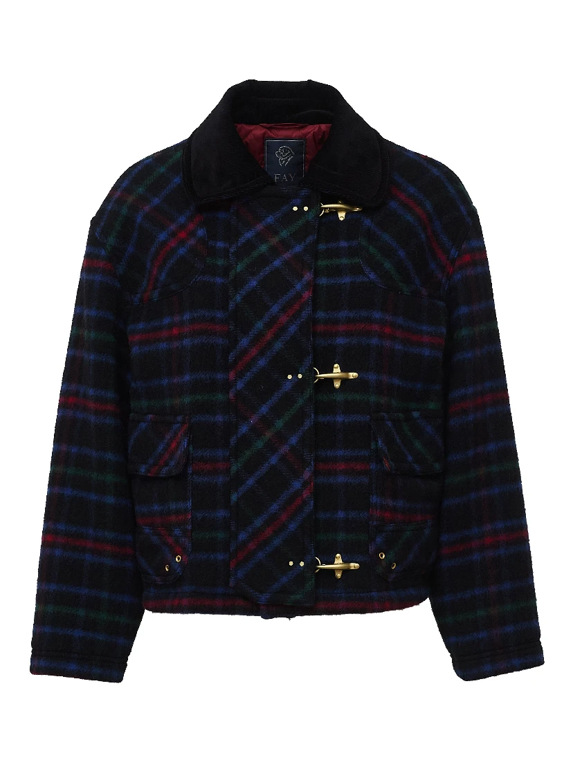 Bomber 3 Ganci In Panno Tartan