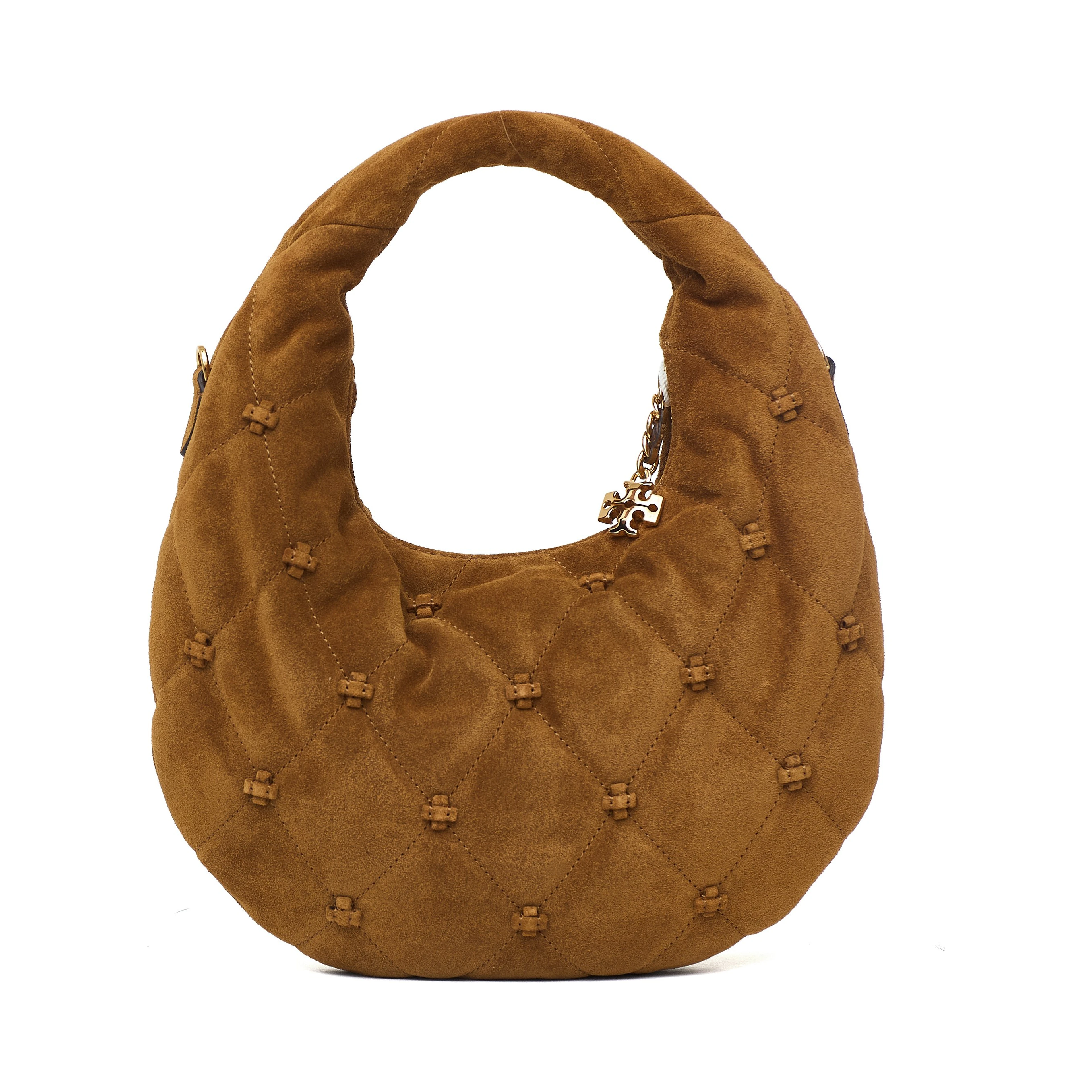Bunny Knot Suede Top Zip Crescent