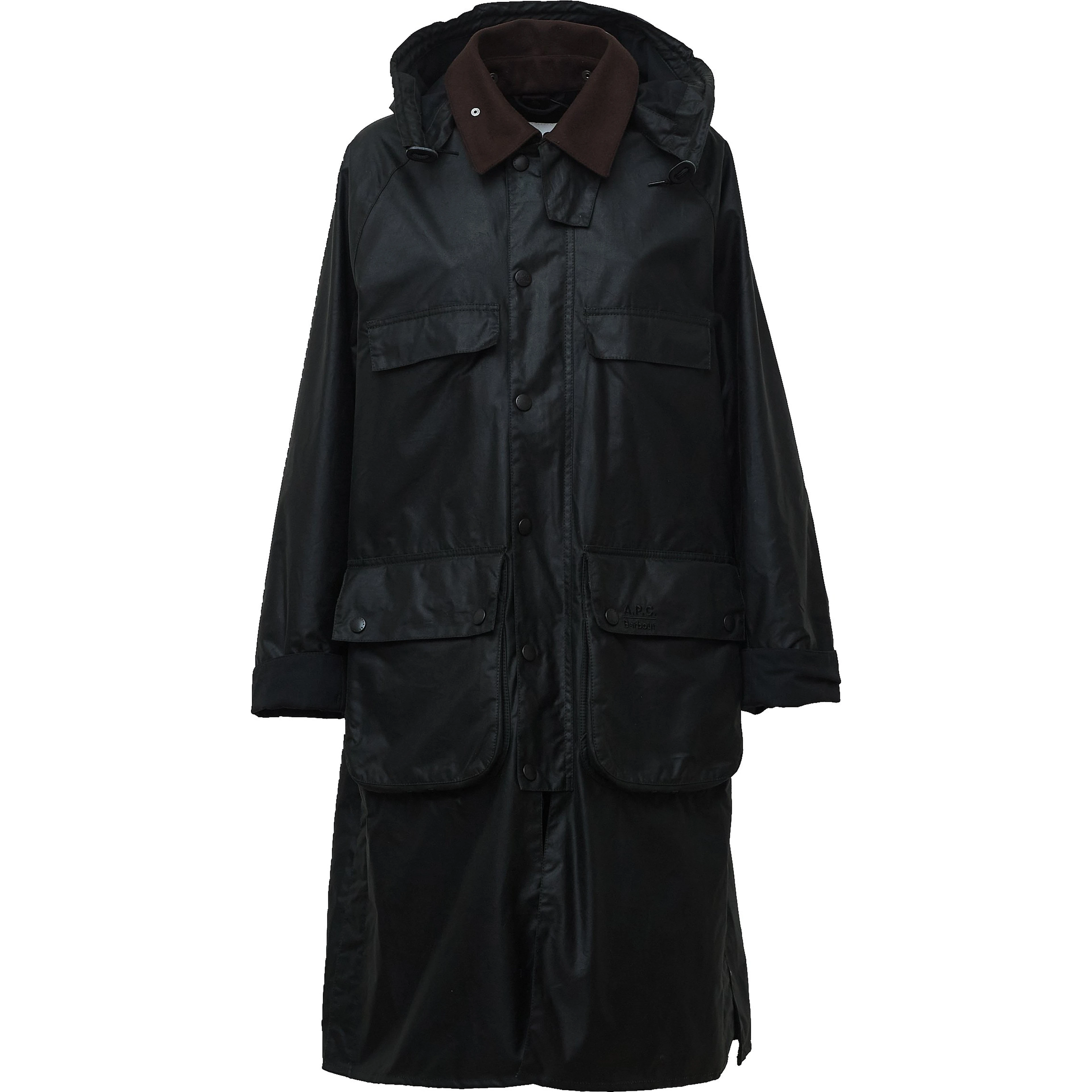 Barbour X APC Sugar Bedale Long Jacket Wax Cotton