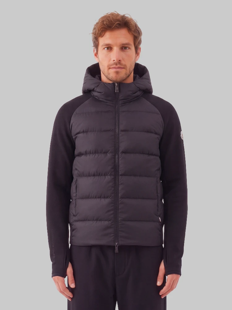 Polartec® padded hooded zip sweatshirt