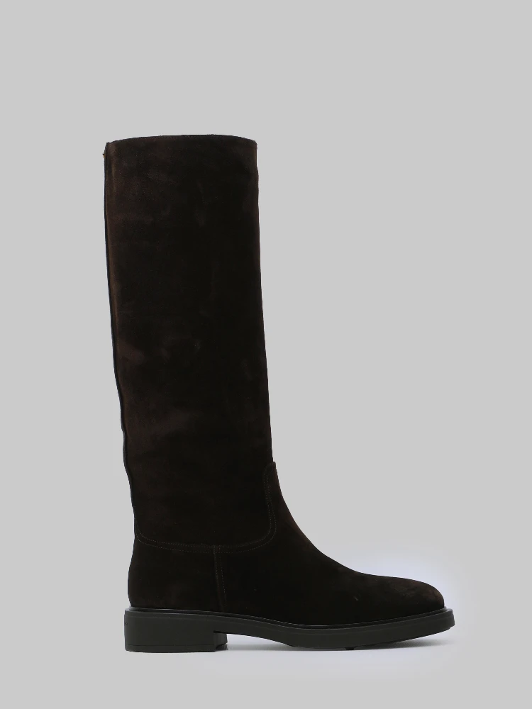 Ascott boots in moka suede