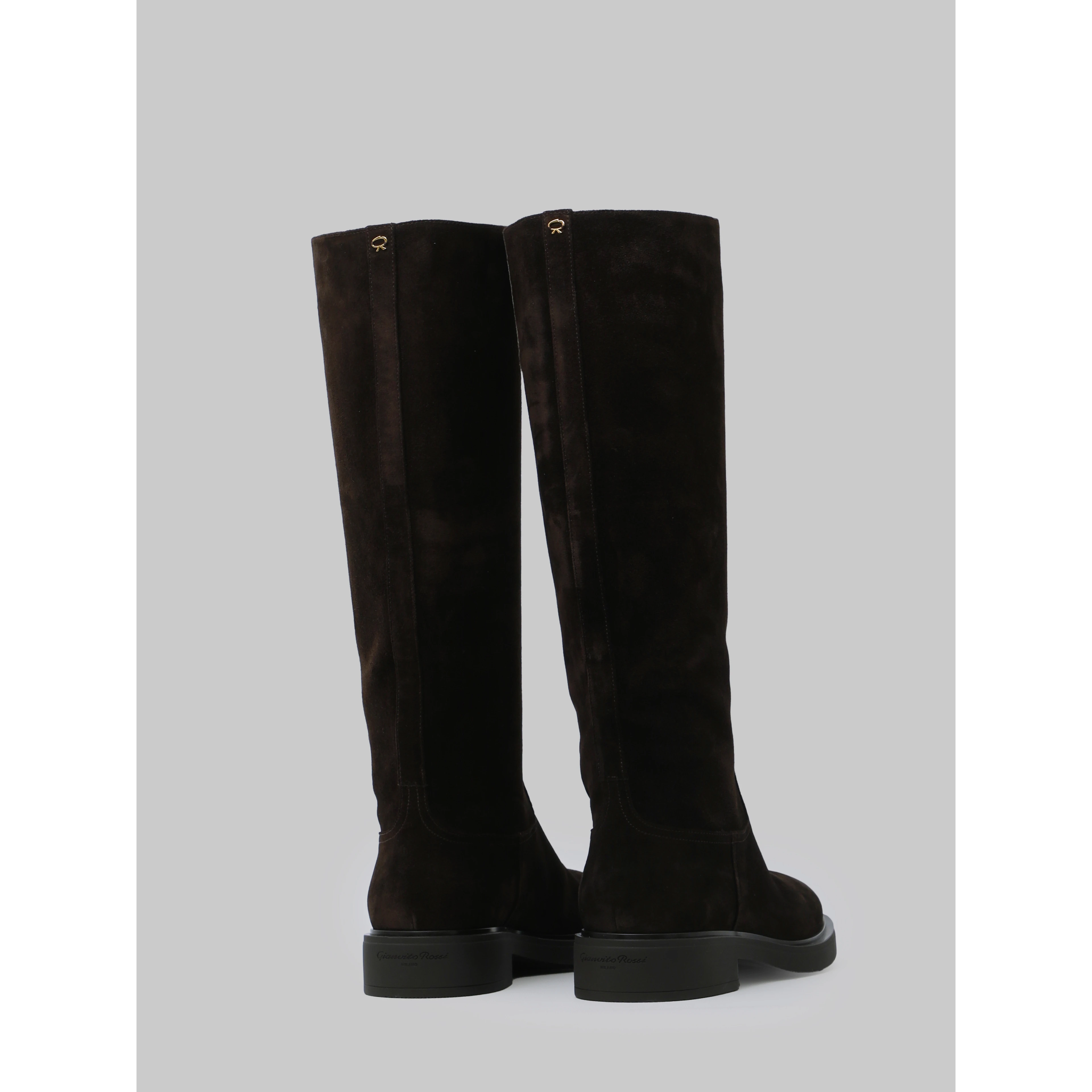 Ascott boots in moka suede