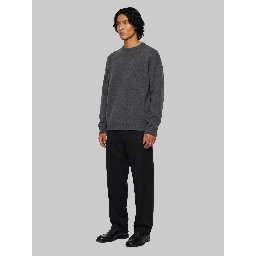 Anthracite crew-neck sweater