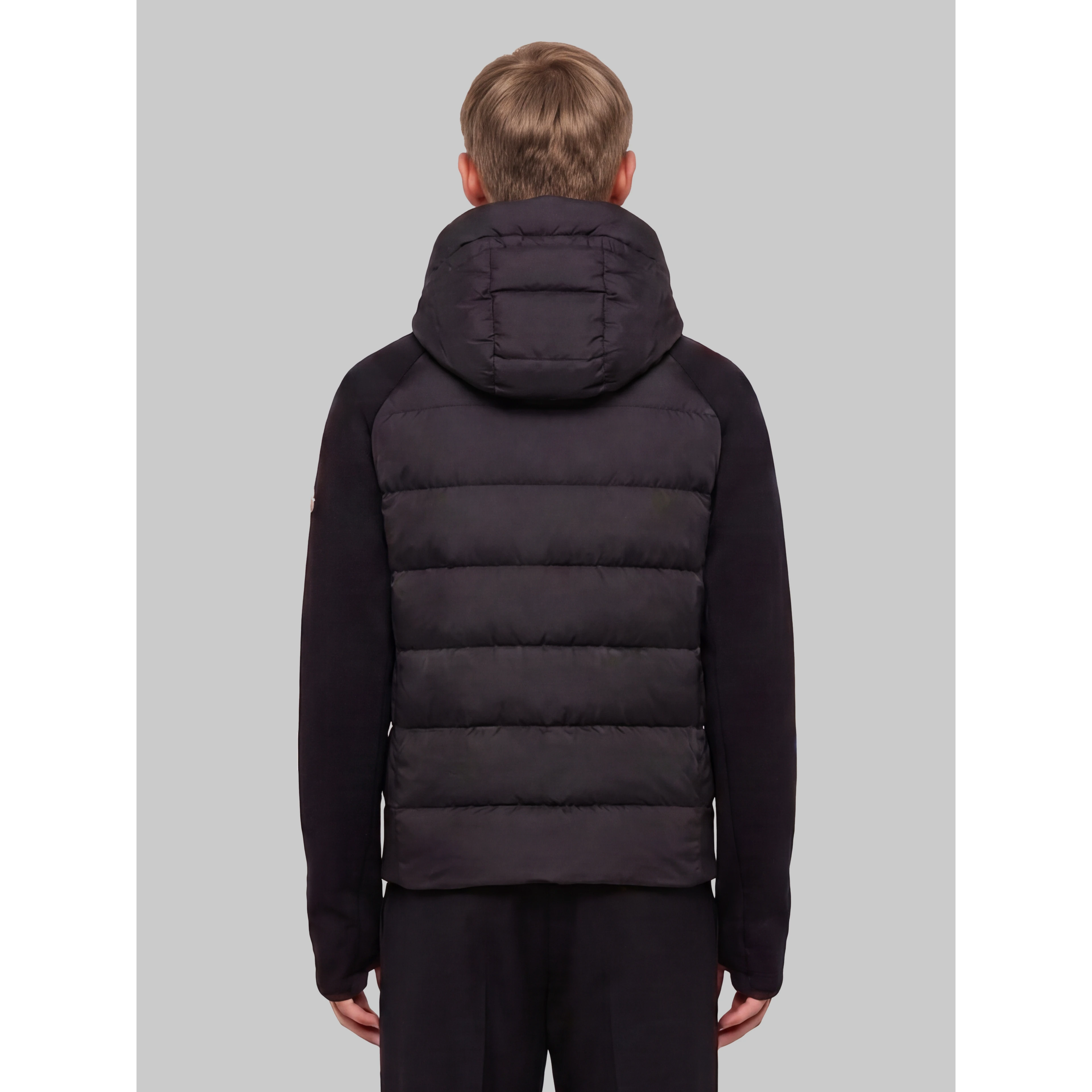 Polartec® padded hooded zip sweatshirt