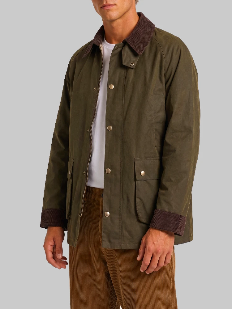 Waxed cotton hunting jacket alternative
