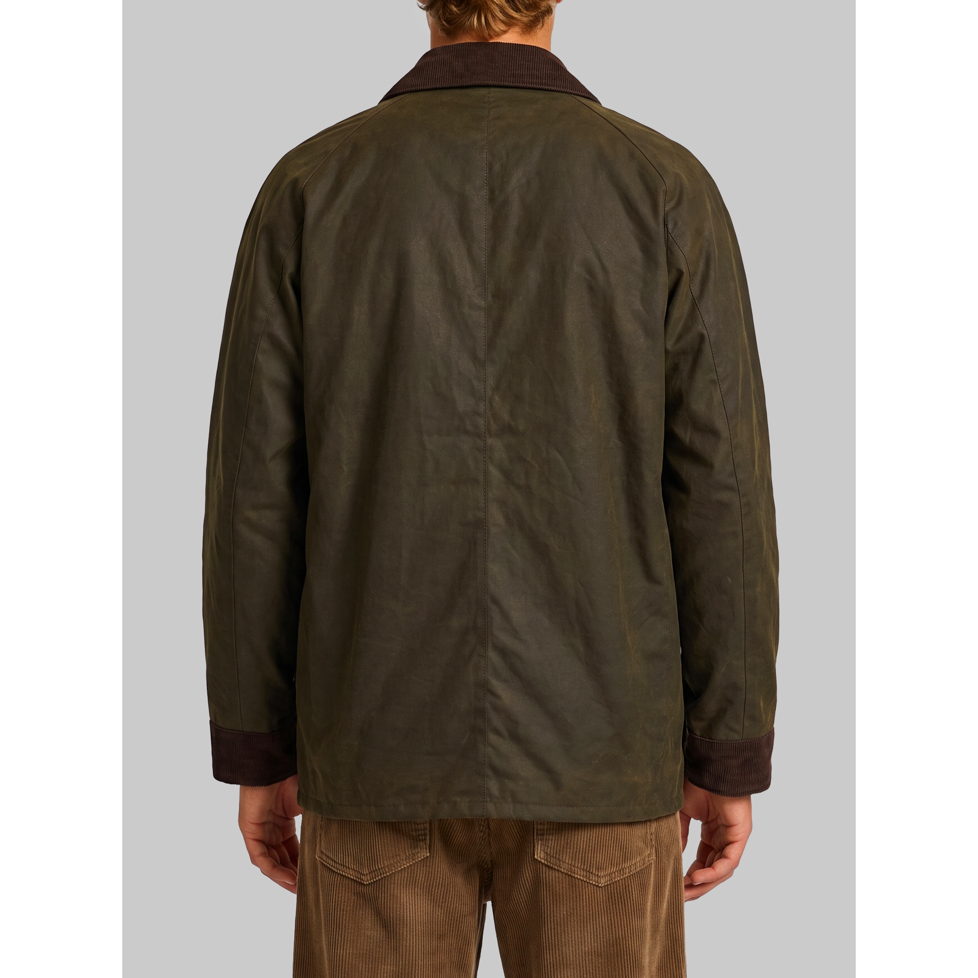 Waxed cotton hunting jacket