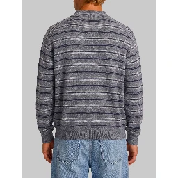 Grey striped sweater