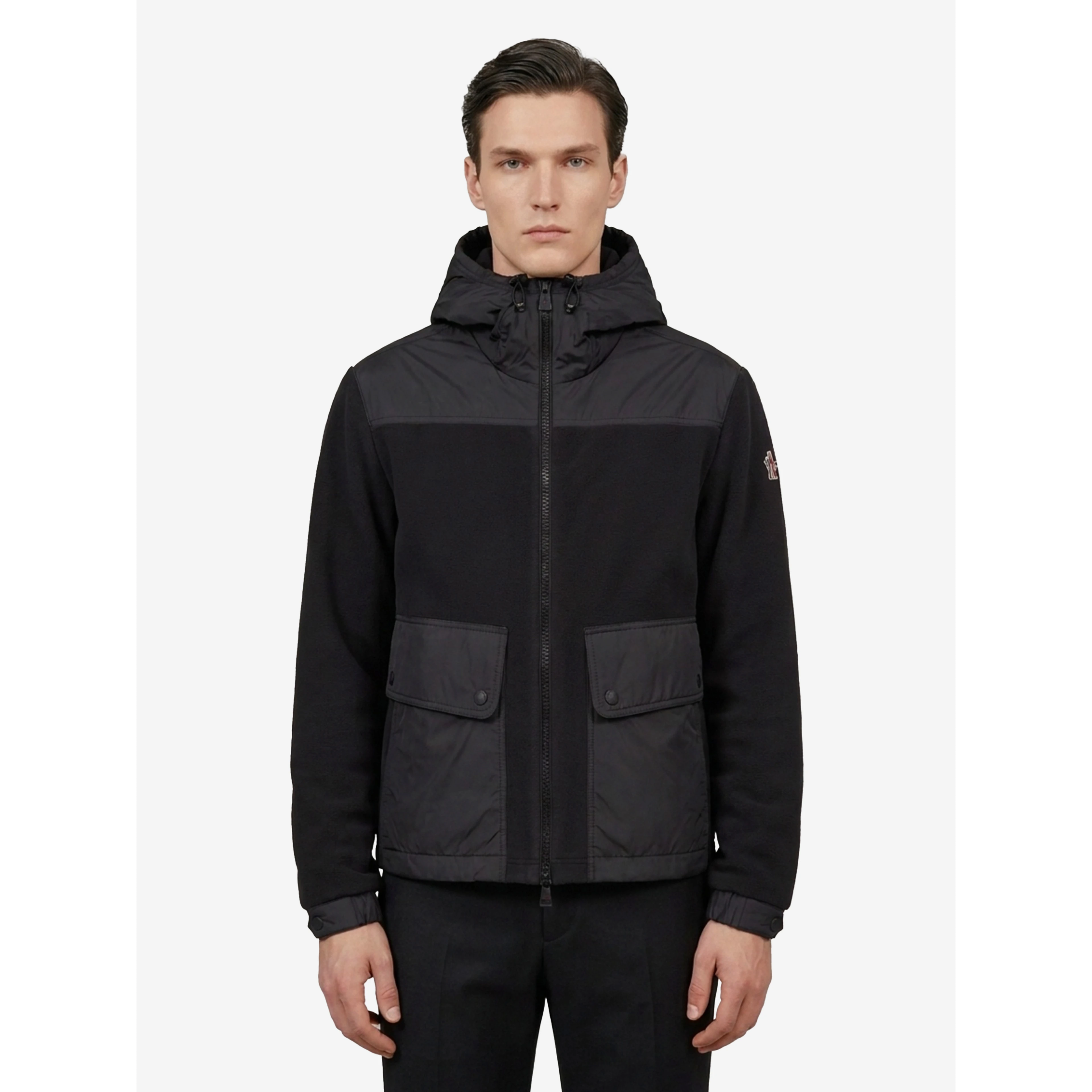 Polartec® hooded zip sweatshirt