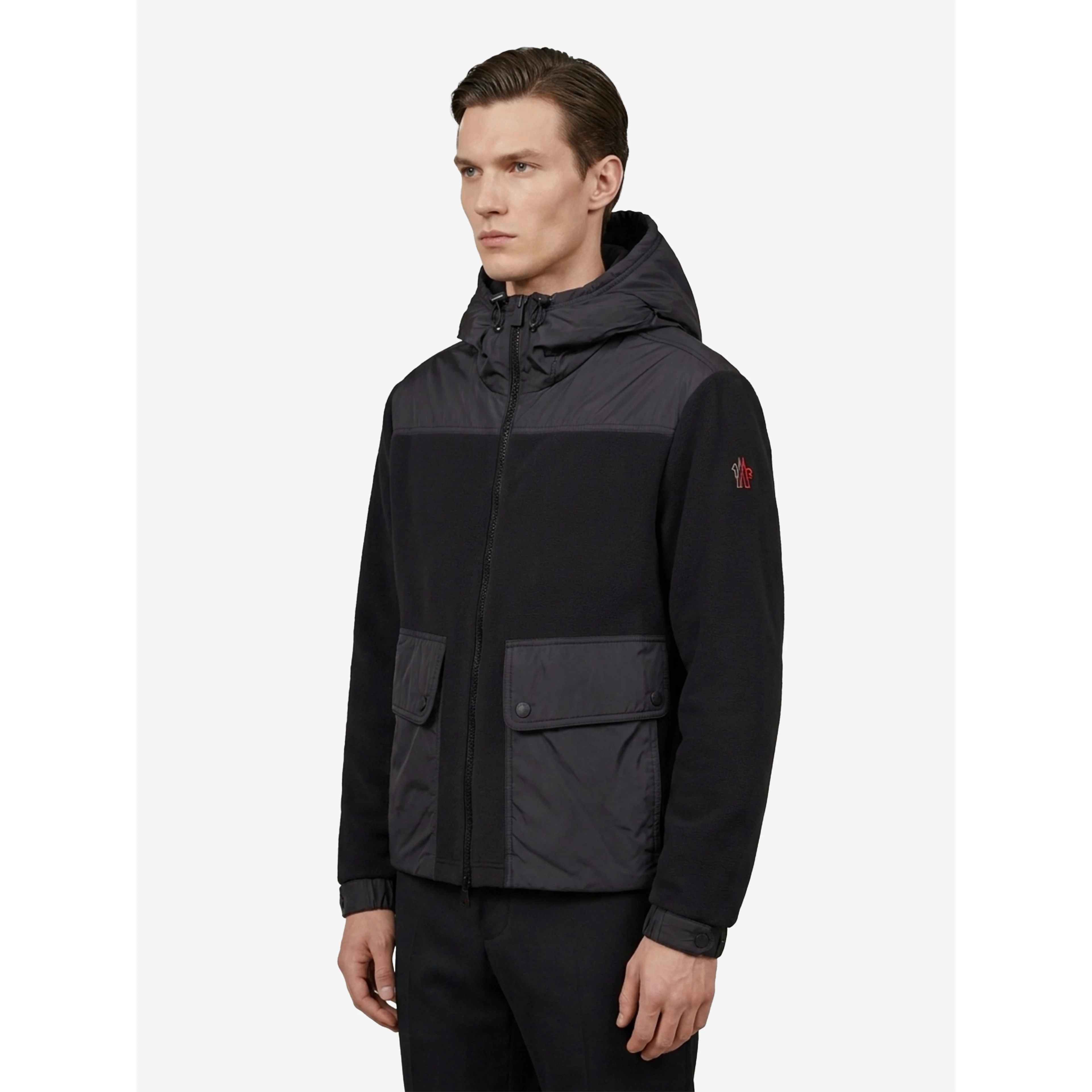 Polartec® hooded zip sweatshirt