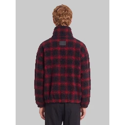 Half-zip high-neck jacket