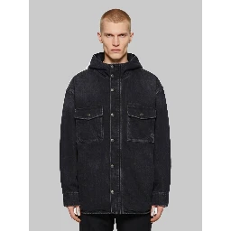 Denim cargo jacket