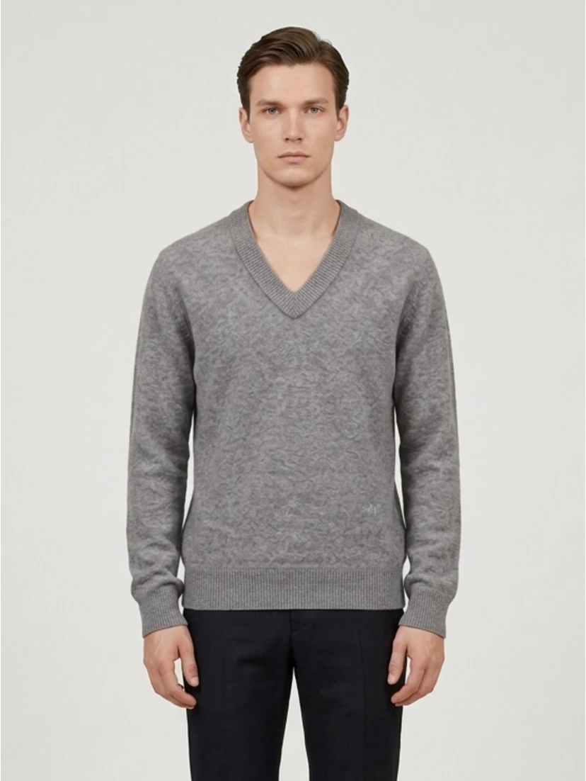 Sterling Melange wool and cashmere sweater