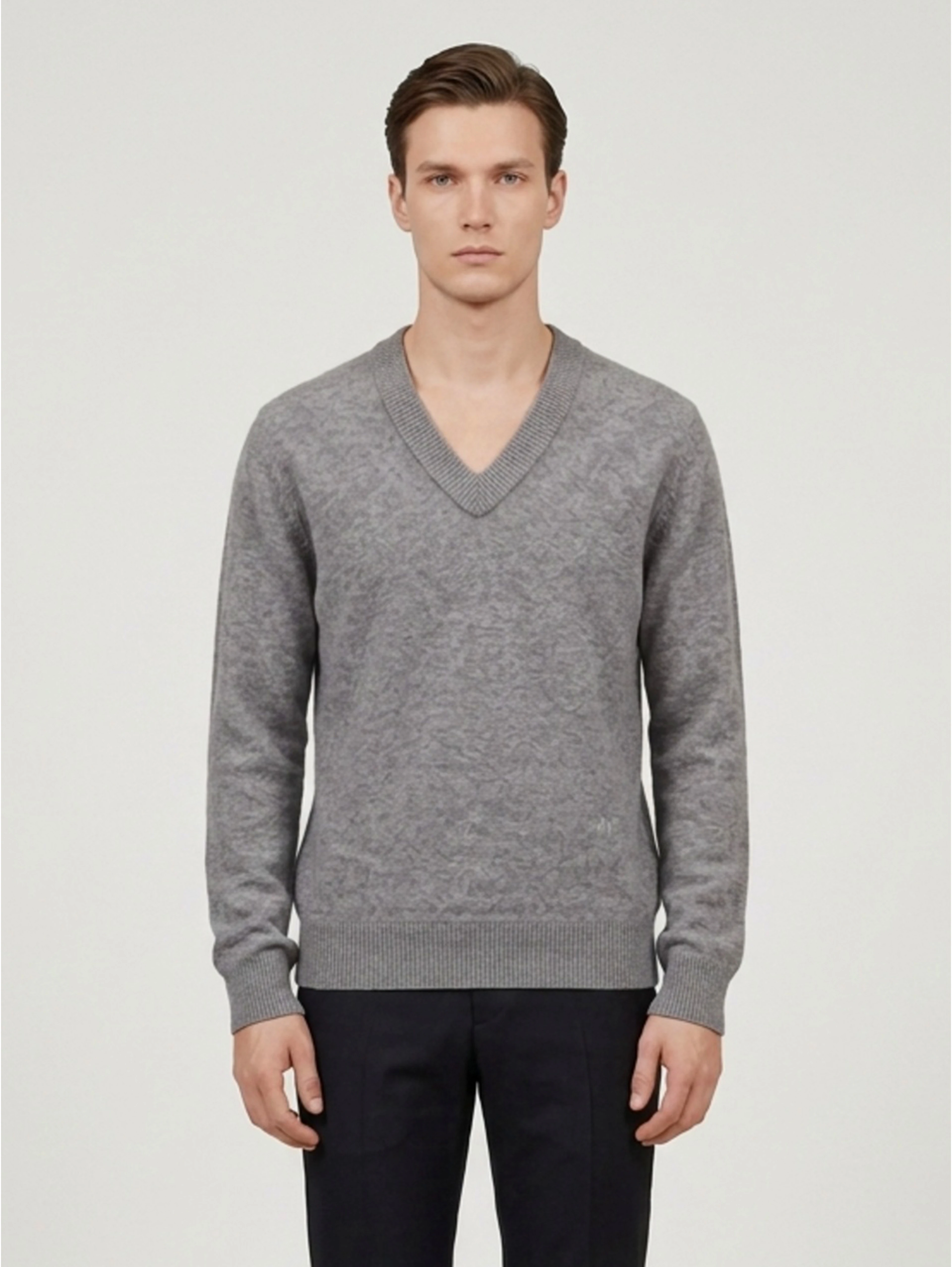 Sterling Melange wool and cashmere sweater