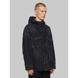 Denim cargo jacket