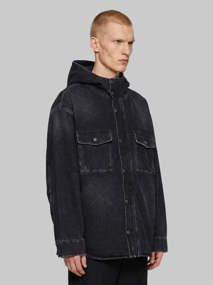 Denim cargo jacket alternative