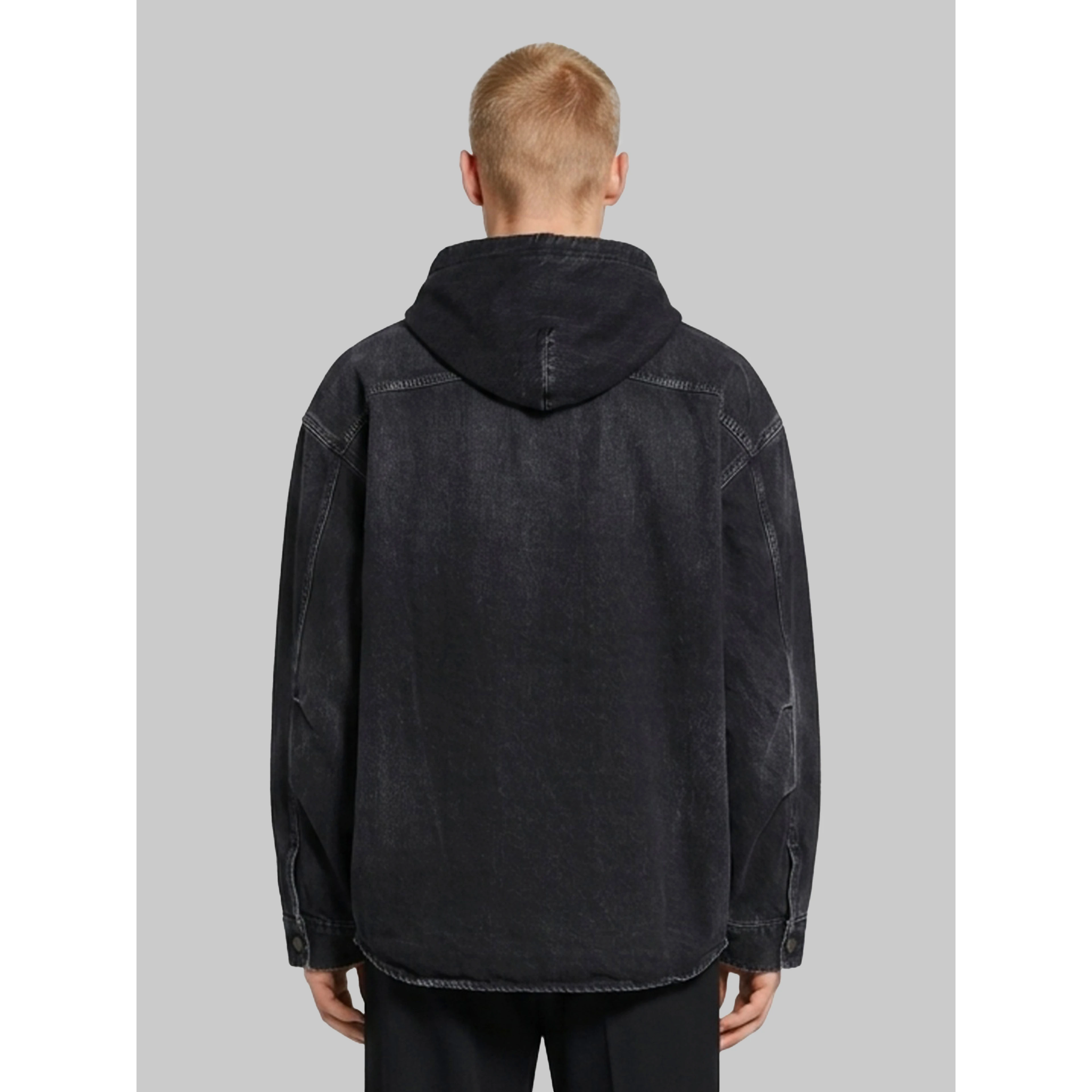 Denim cargo jacket