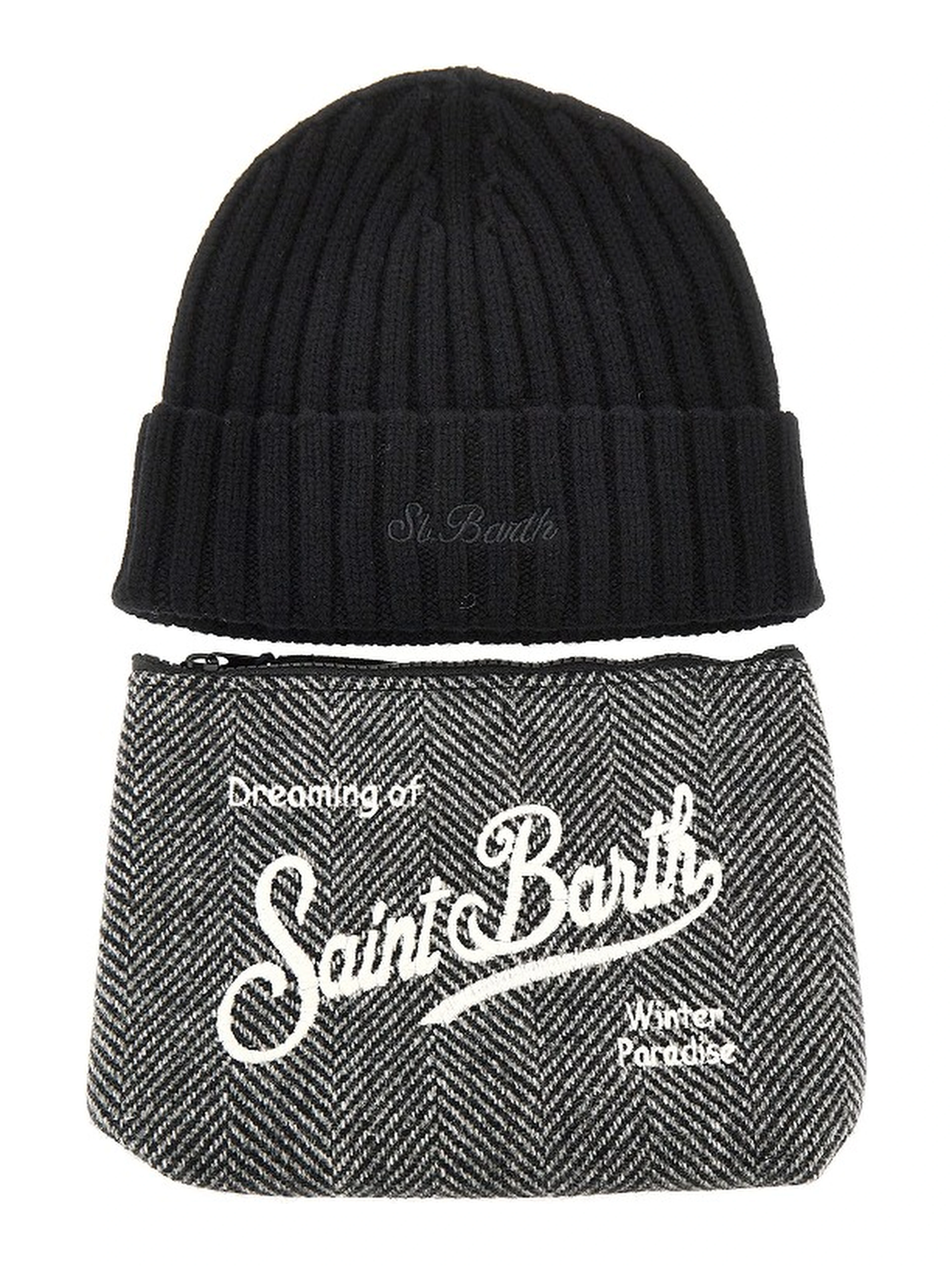 Pouch and beanie hat Christmas Gift Box