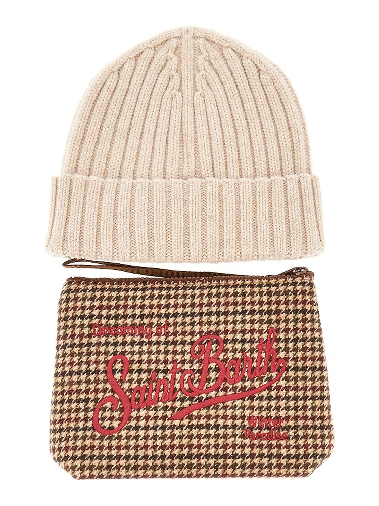 Pouch and beanie hat Christmas Gift Box alternative