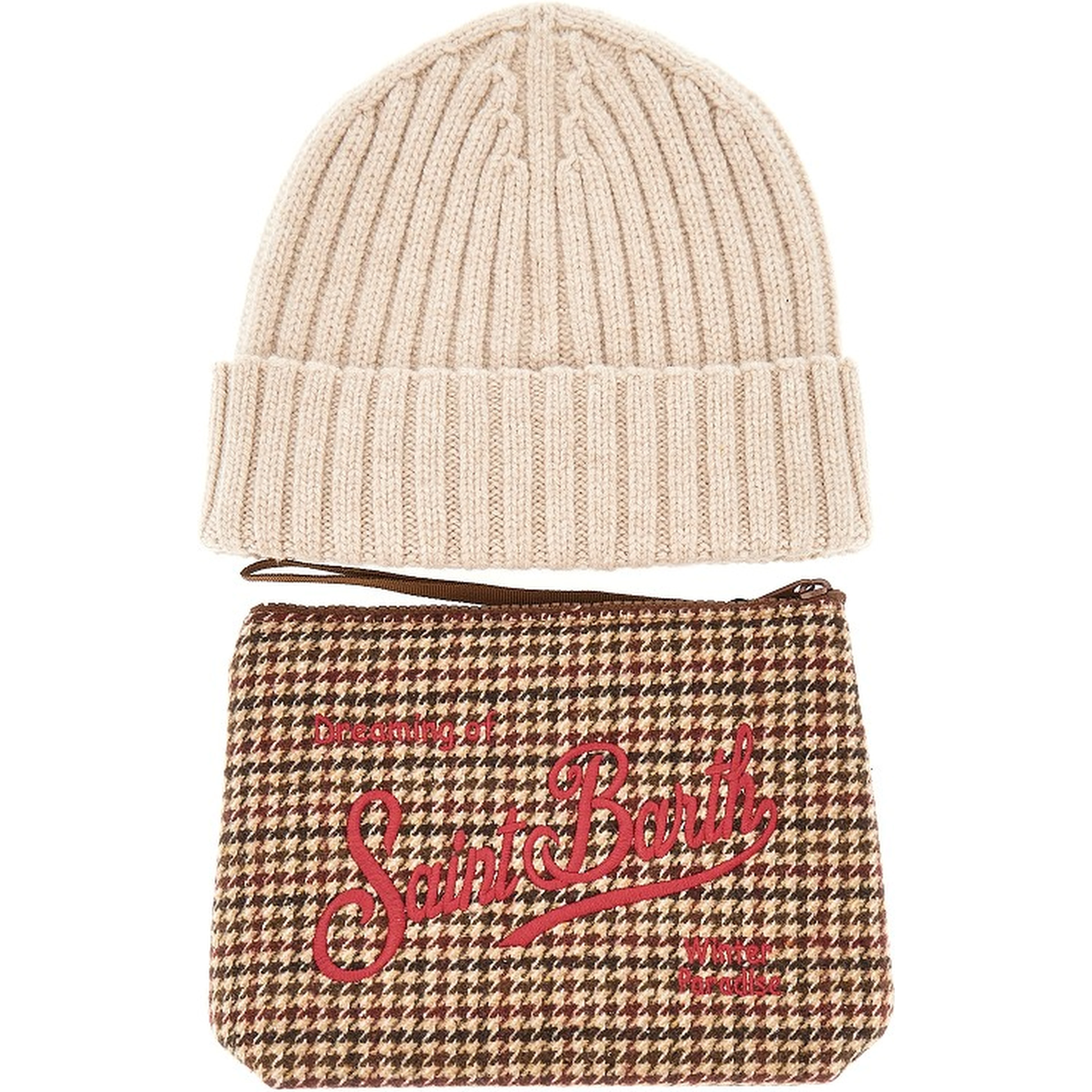 Pouch and beanie hat Christmas Gift Box