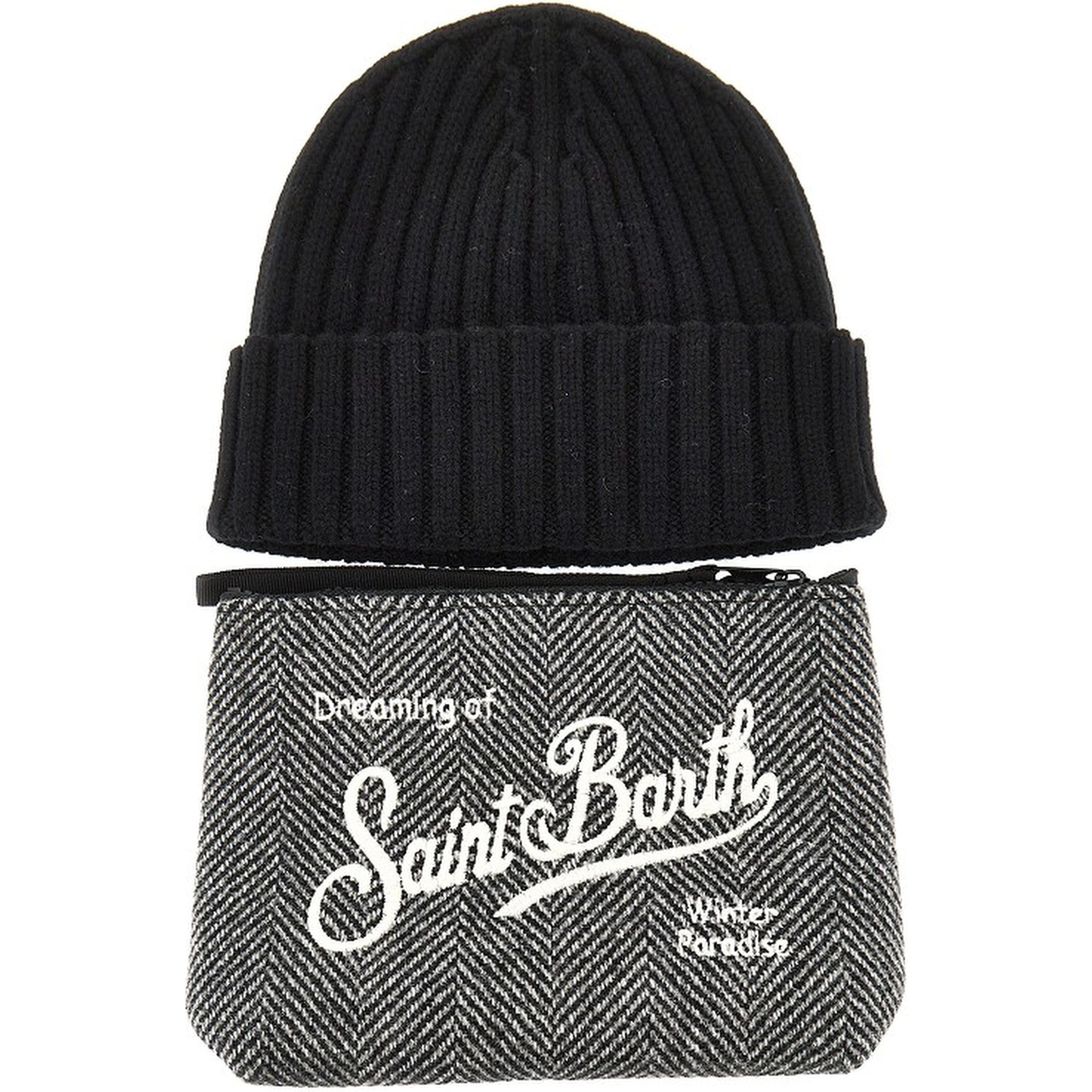 Pouch and beanie hat Christmas Gift Box