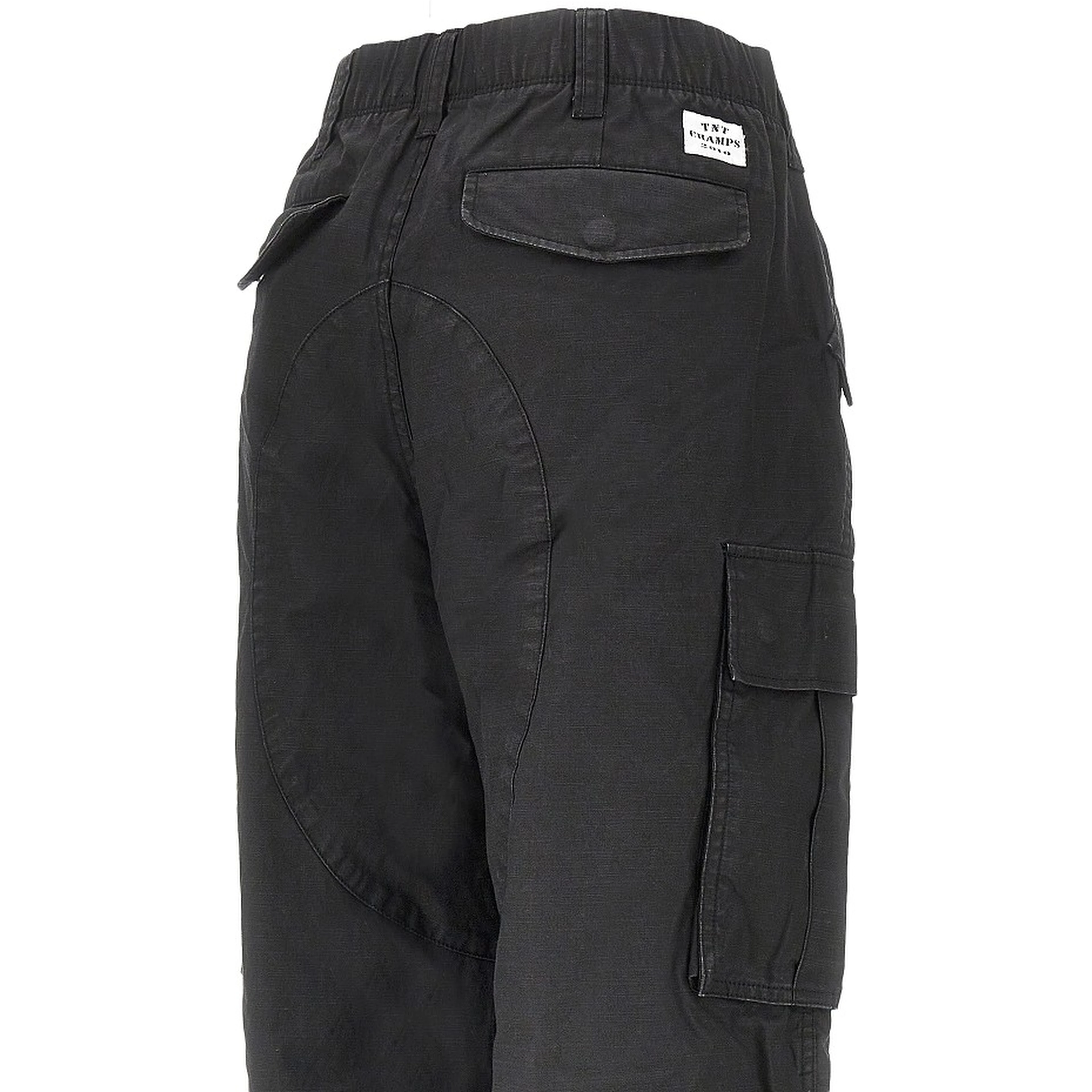 Pigment coated cotton cargo pants