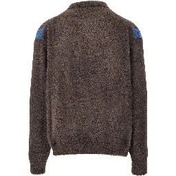 Argyle polo sweater