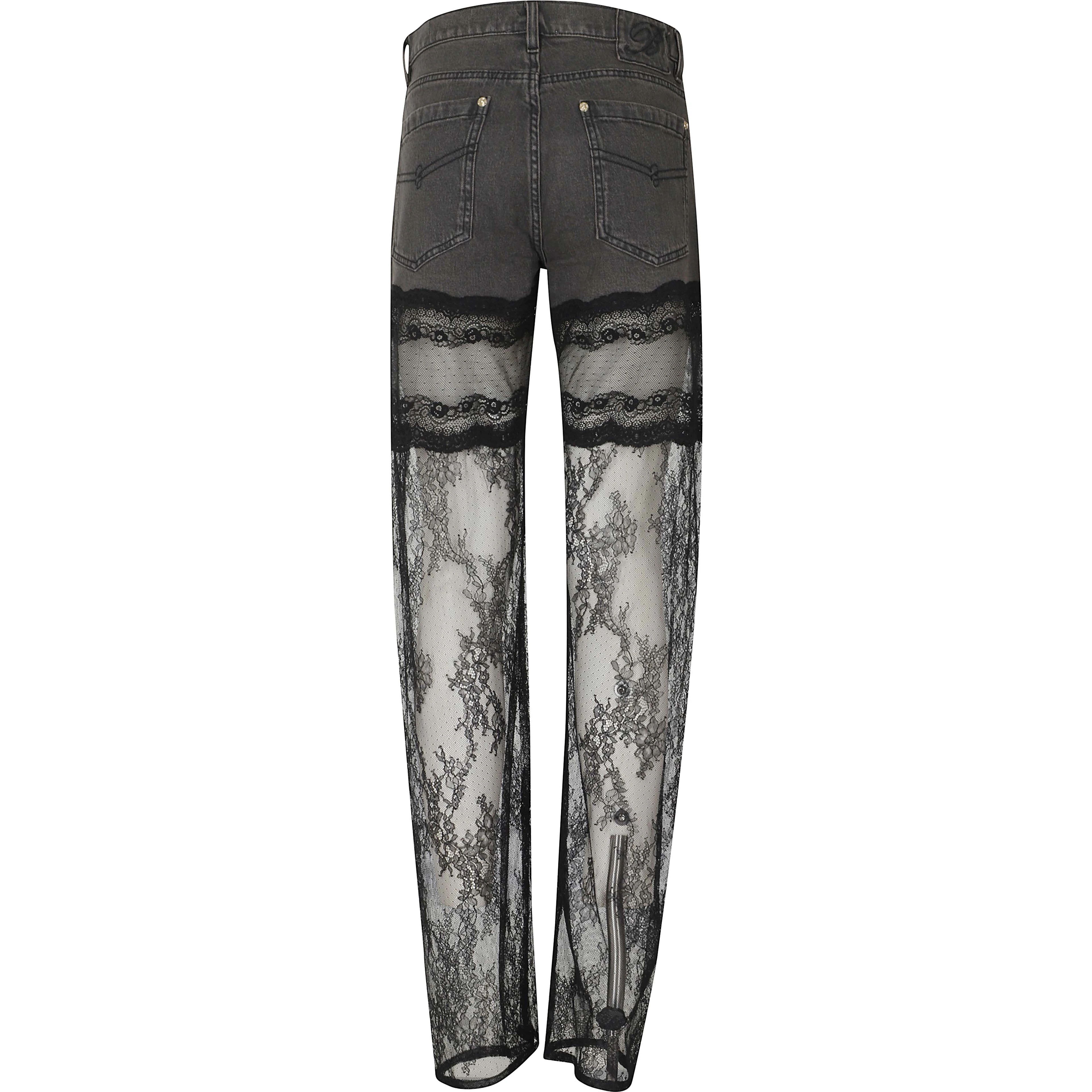 PANT DENIM PIZZO