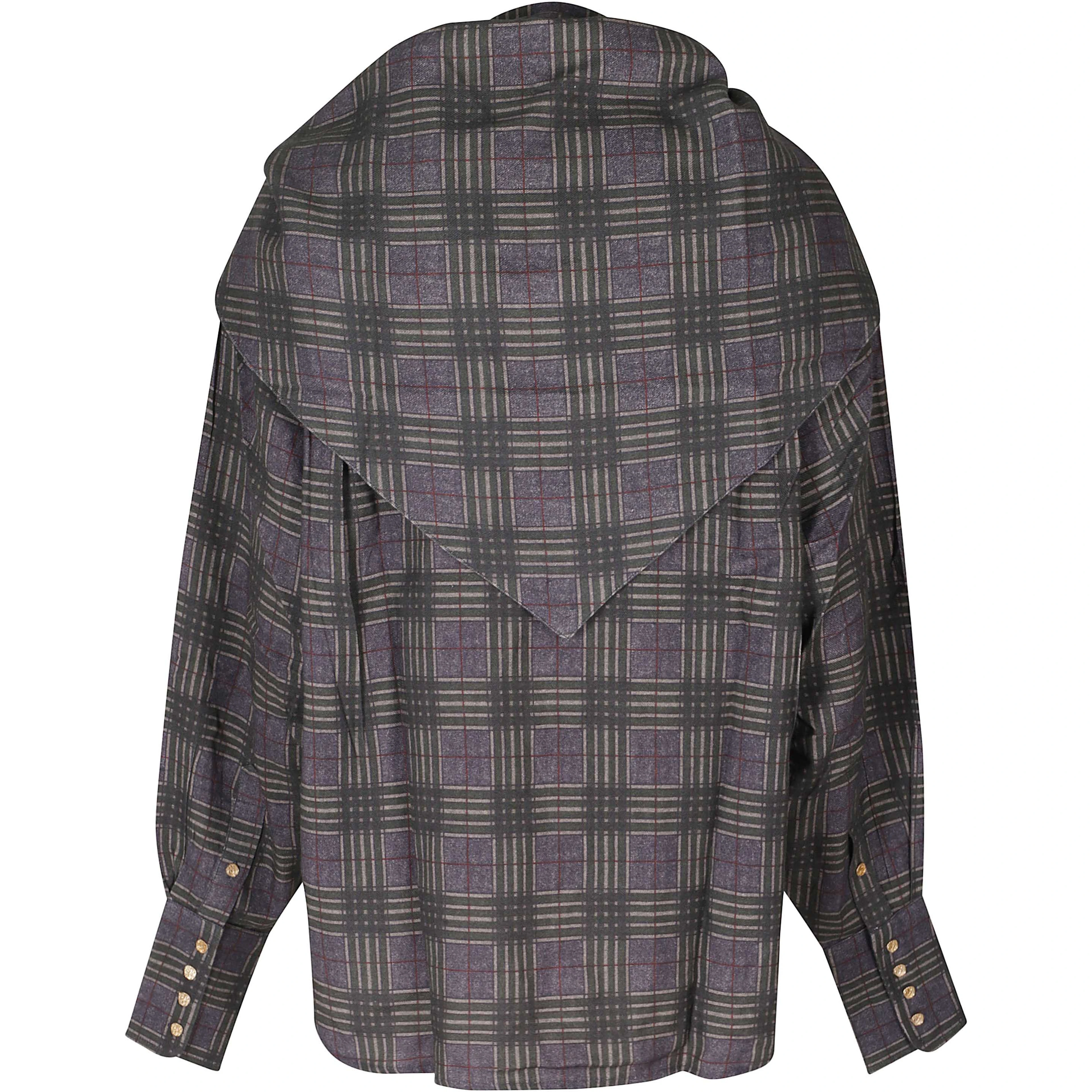 OVERSIZED SHIRT W SCARF
