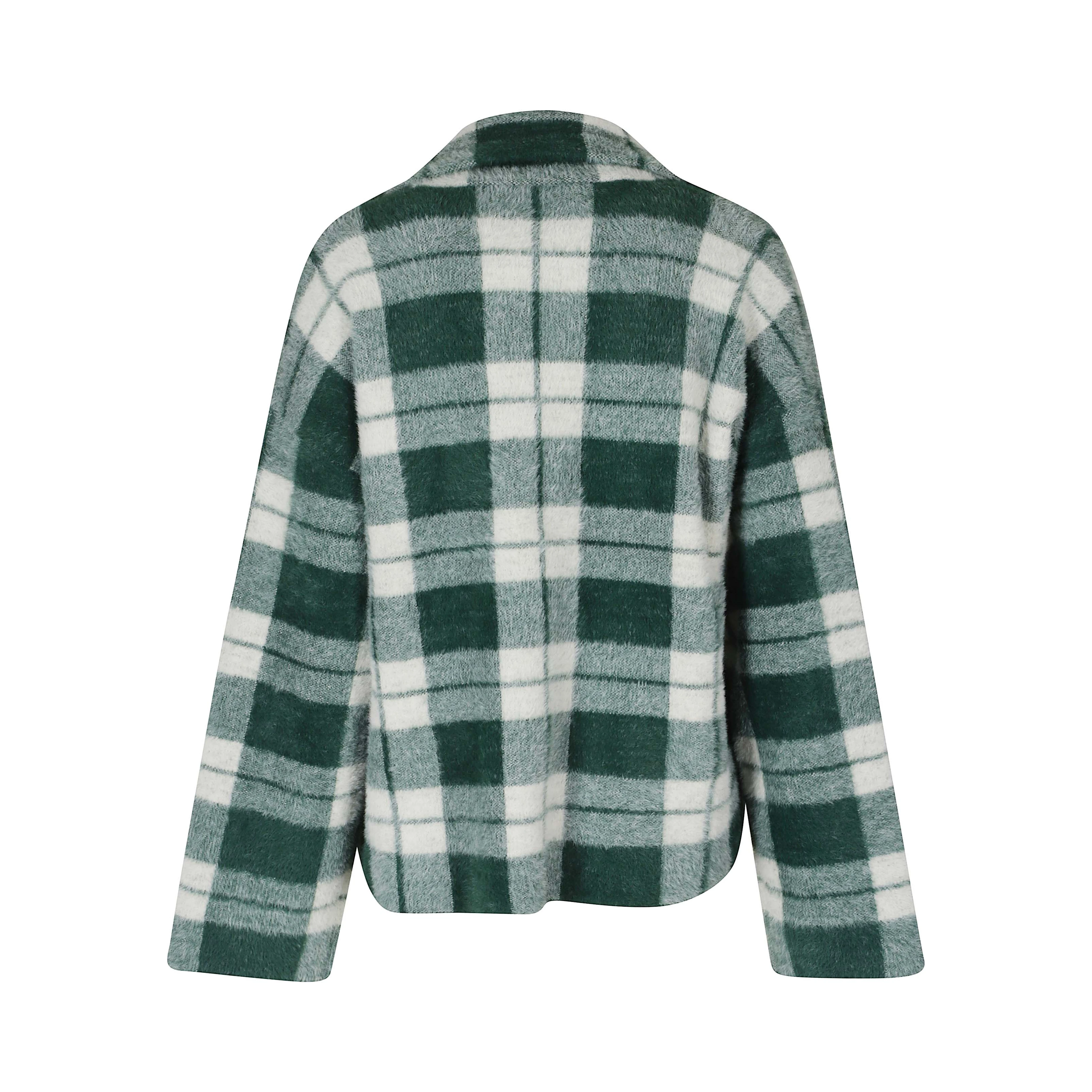 CHECK CARDIGAN