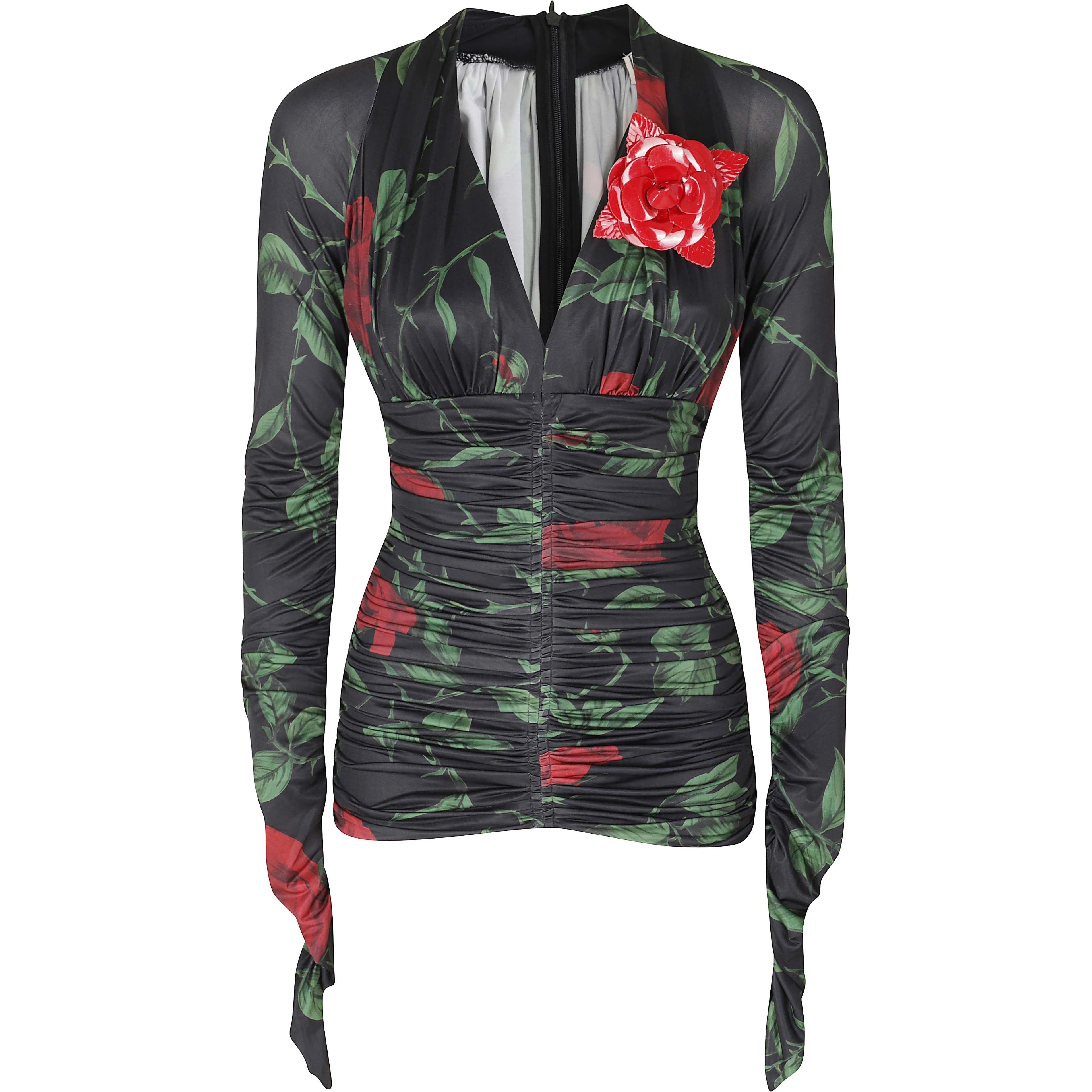 BLUSA JERSEY STAMPATA