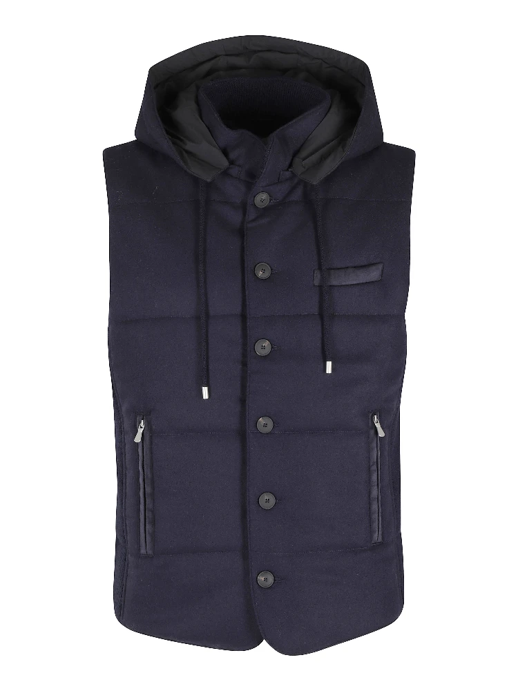 GILET CAPP FLANELLA LANA GEELONE