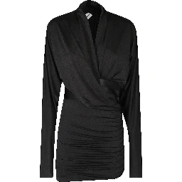 VICTORIA MINI   TUXEDO DETAIL MINI DRESS