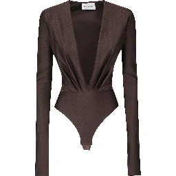 ZELDA BODYSUIT   DEEP V NECK BODYSUIT