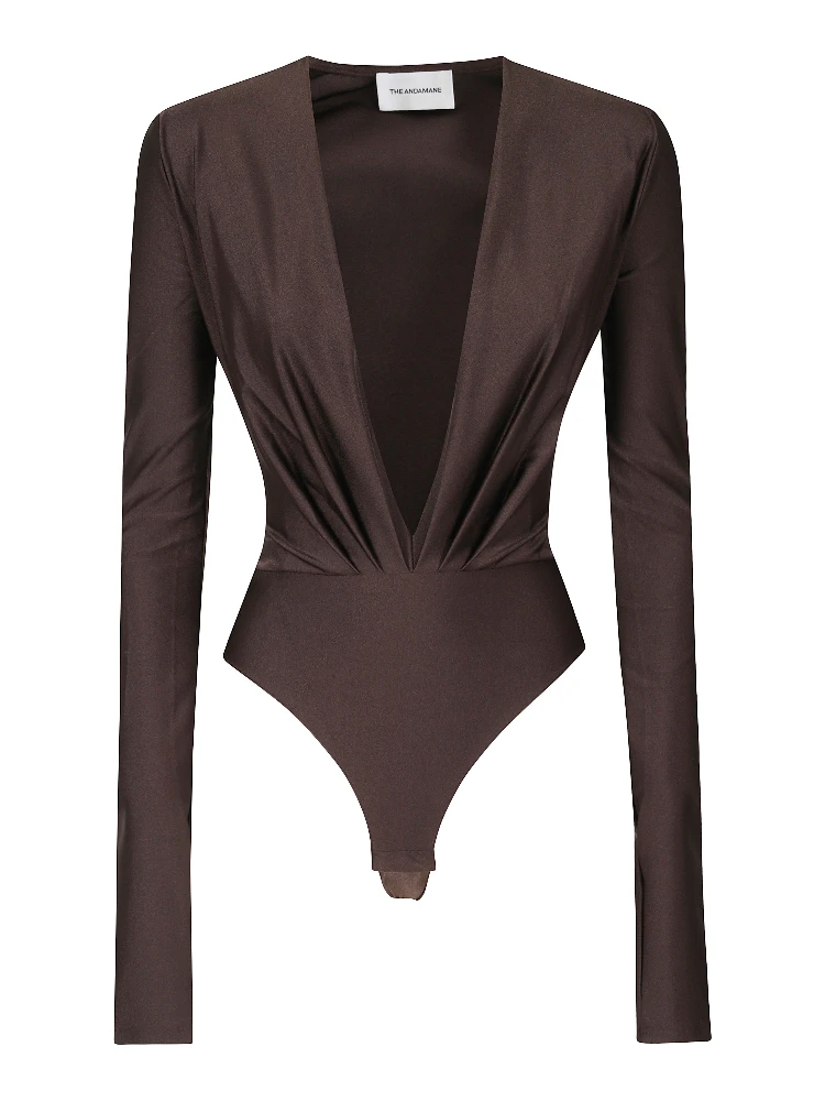 ZELDA BODYSUIT   DEEP V NECK BODYSUIT