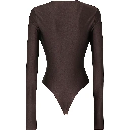 ZELDA BODYSUIT   DEEP V NECK BODYSUIT