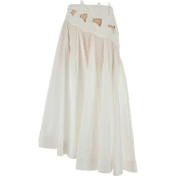 LUNA APPLIQUE MAXI SKIRT