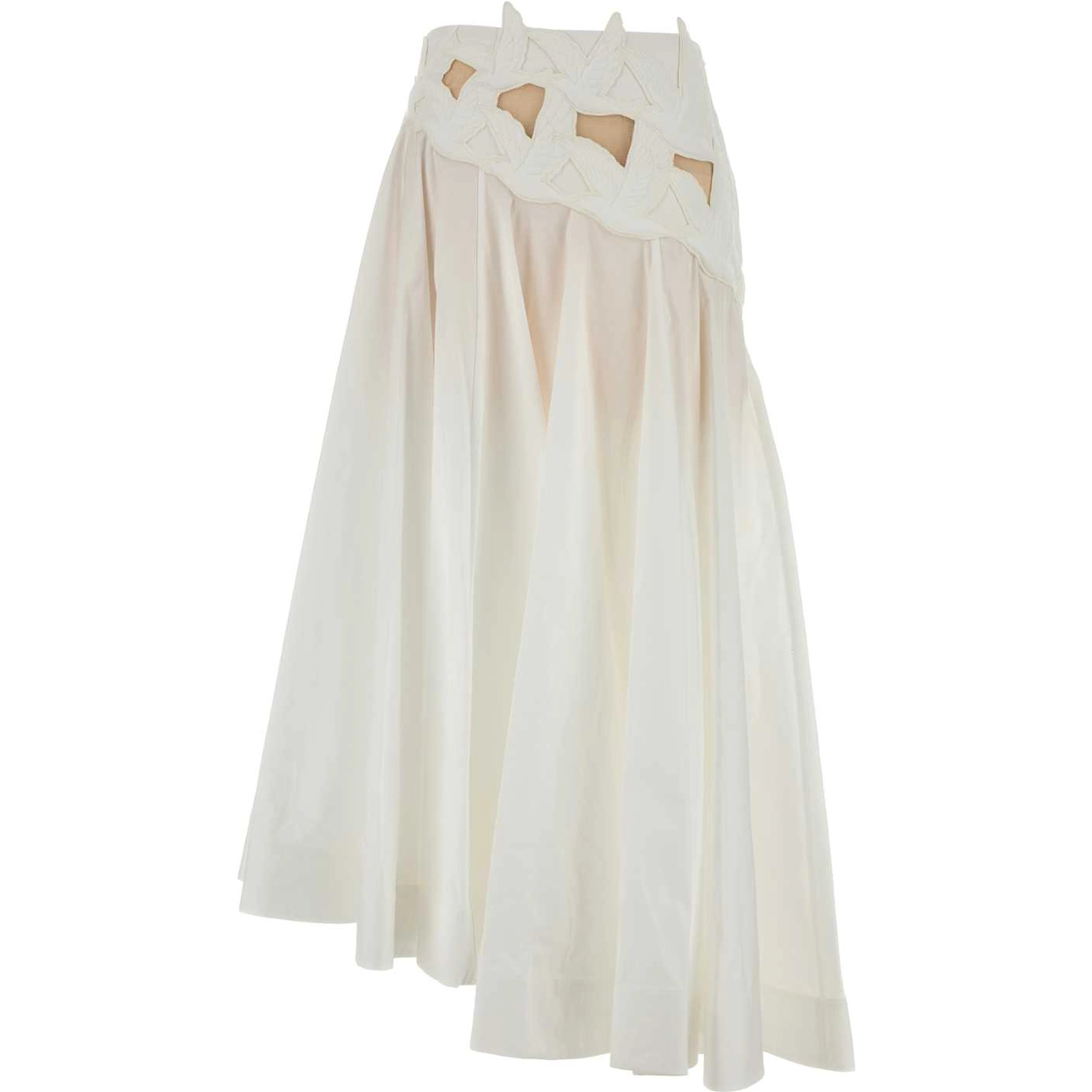 LUNA APPLIQUE MAXI SKIRT