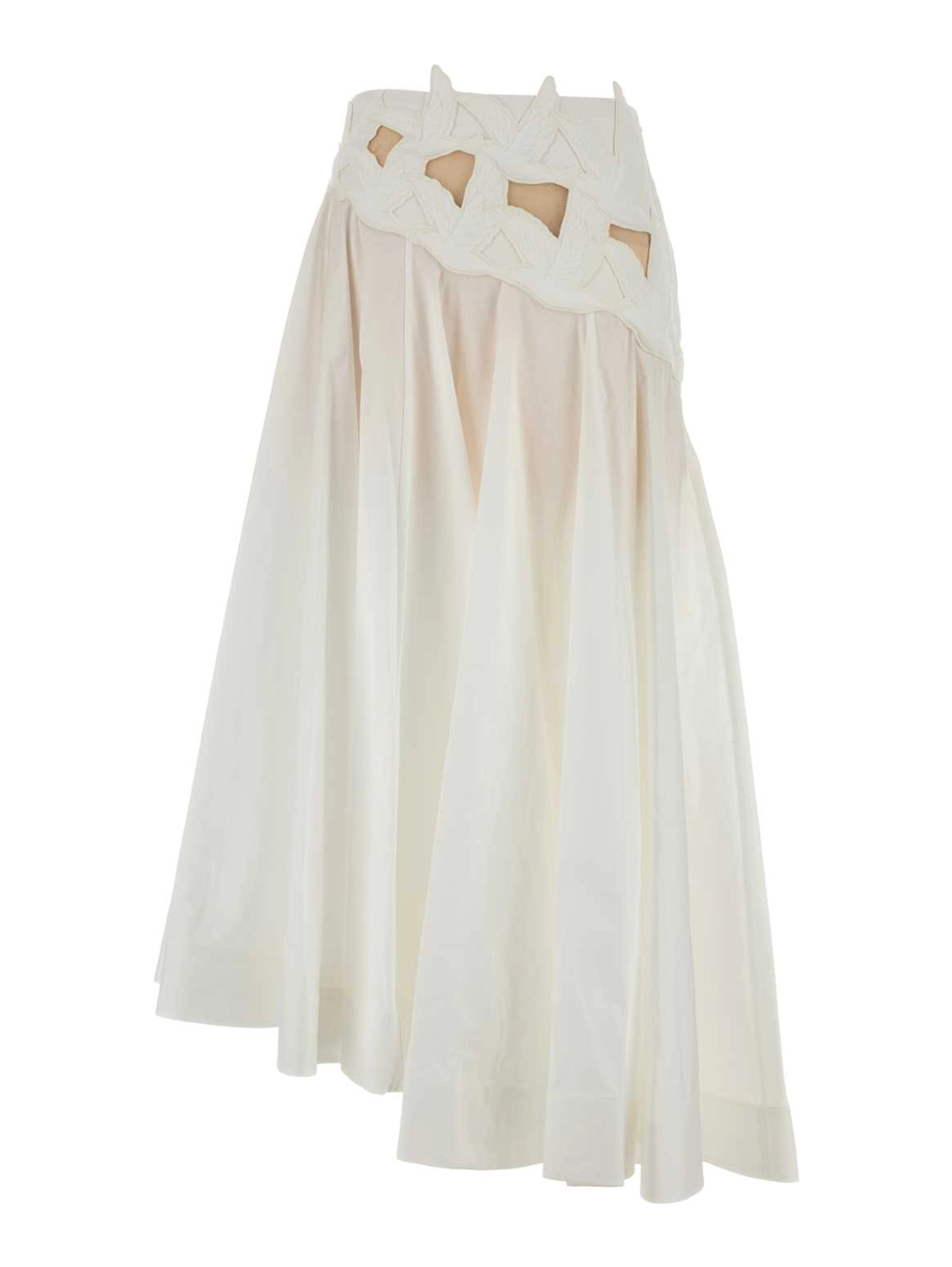 LUNA APPLIQUE MAXI SKIRT