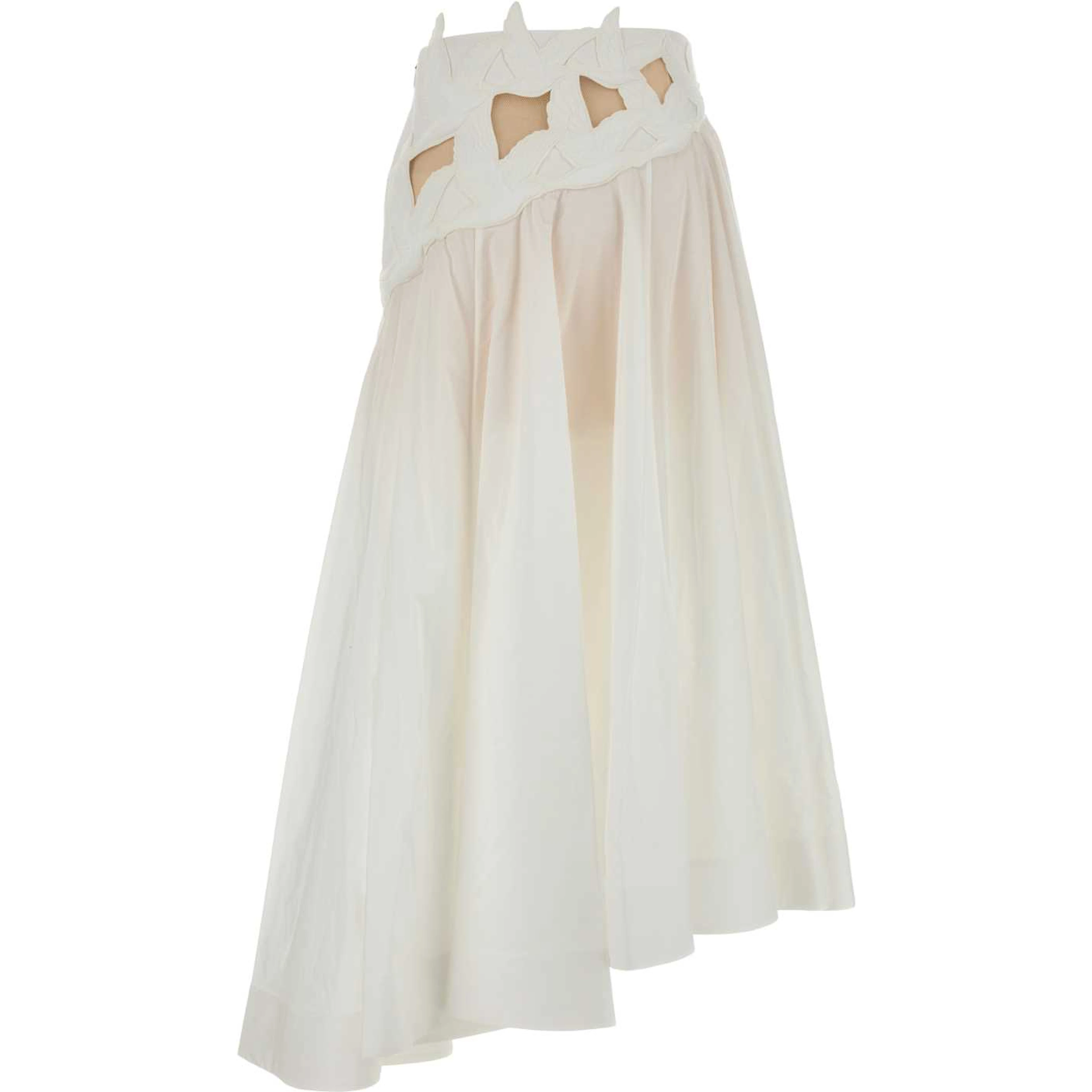 LUNA APPLIQUE MAXI SKIRT