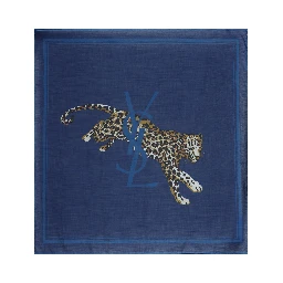 Saint Laurent  Scarfs Blue