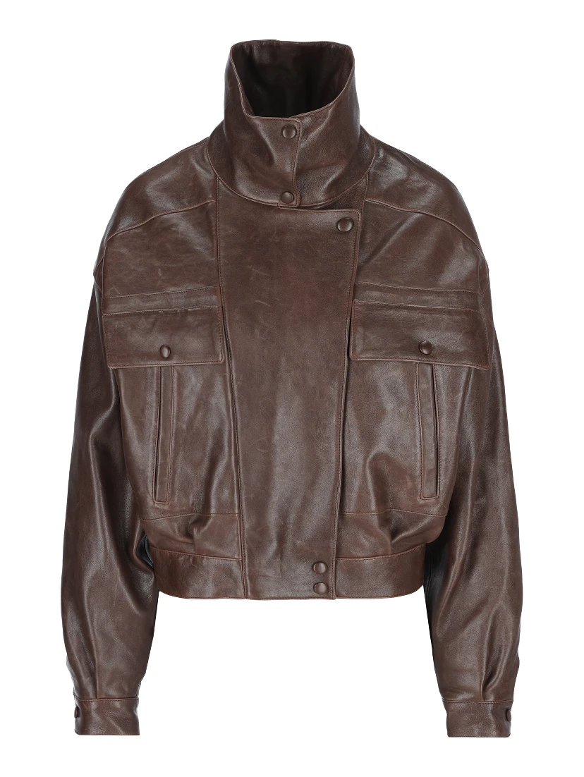 SAINT LAURENT Jackets Brown