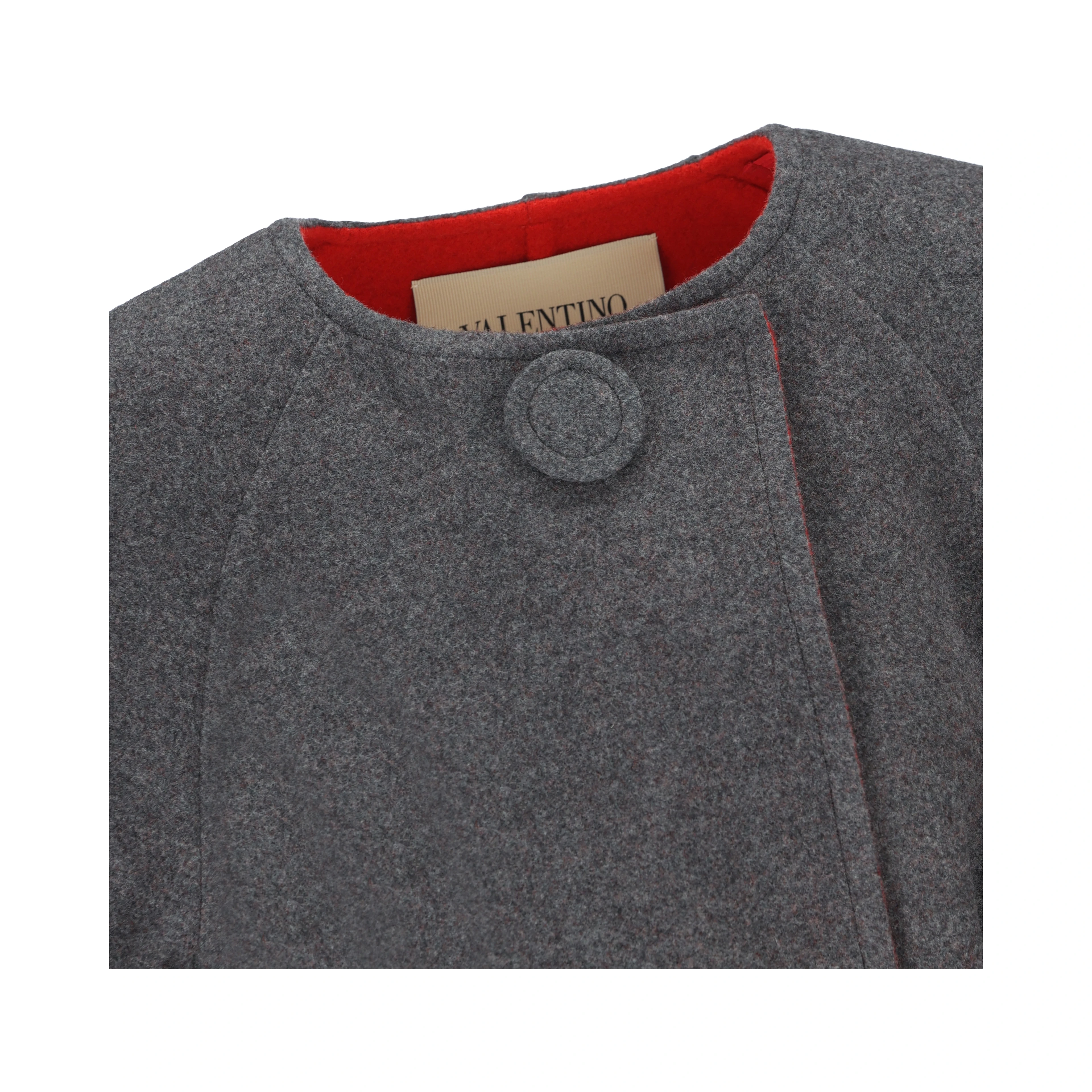 Valentino Garavani Coats Grey/red